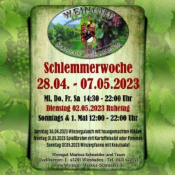 Weingut Markus Schneider Schlemmerwoche 2023