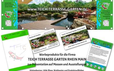 Teich-Terrasse-Garten