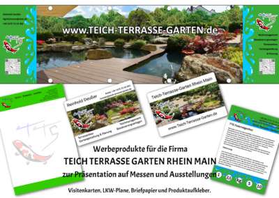 Teich-Terrasse-Garten